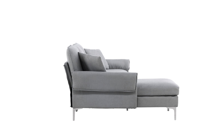 Venture Home Toulouse Sofa - Grey Fabric
