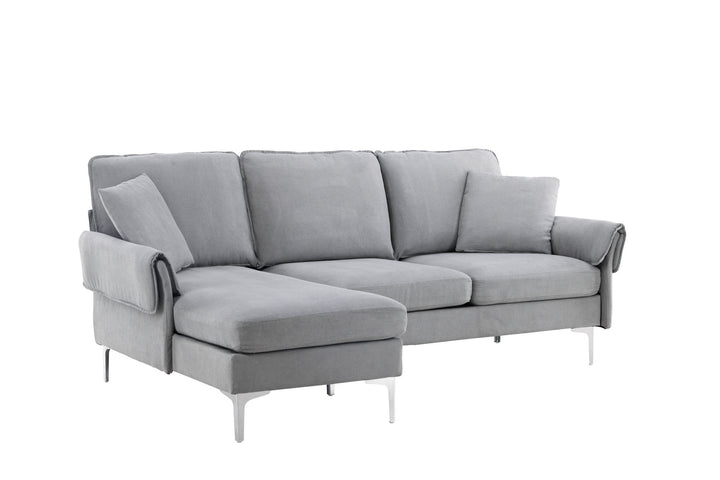 Venture Home Toulouse Sofa - Grey Fabric