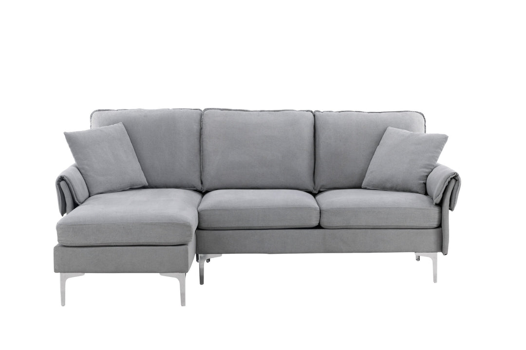 Venture Home Toulouse Sofa - Grey Fabric