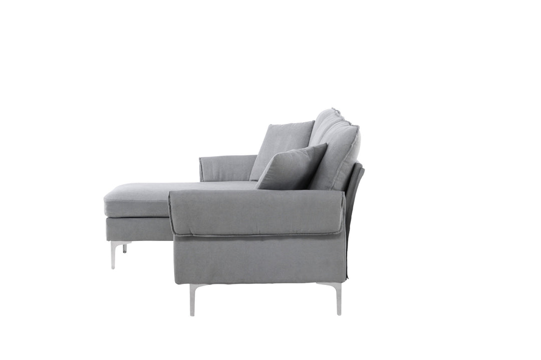 Venture Home Toulouse Sofa - Grey Fabric