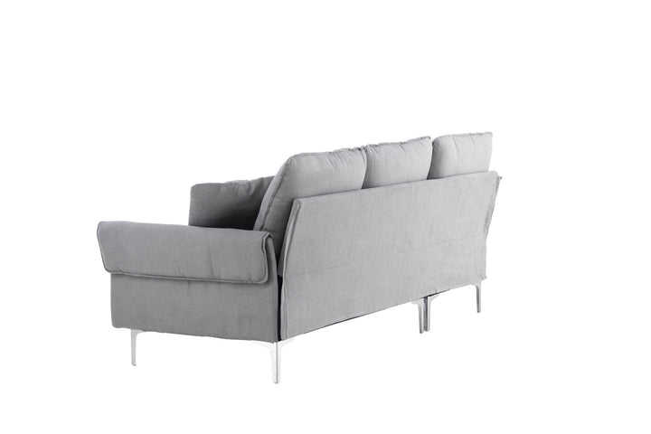 Venture Home Toulouse Sofa - Grey Fabric