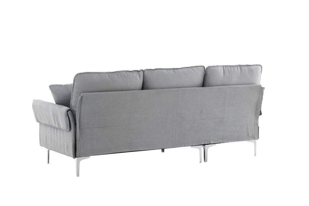 Venture Home Toulouse Sofa - Grey Fabric