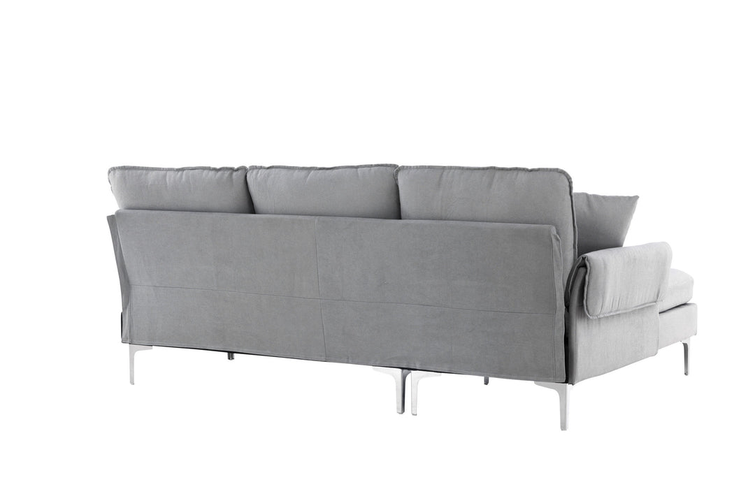 Venture Home Toulouse Sofa - Grey Fabric