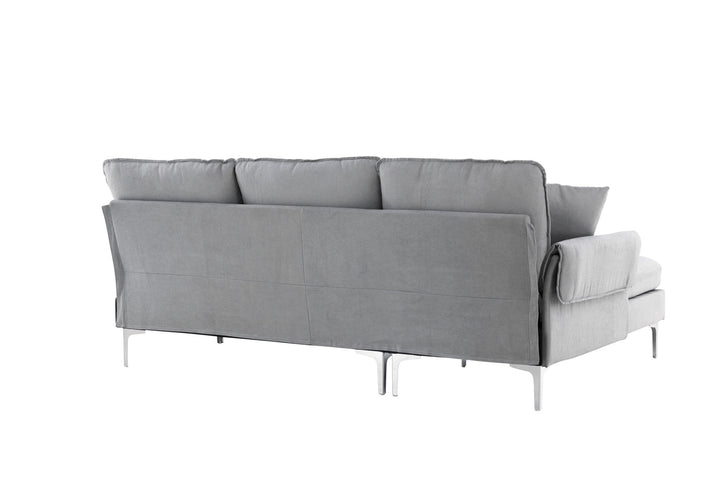 Venture Home Toulouse Sofa - Grey Fabric