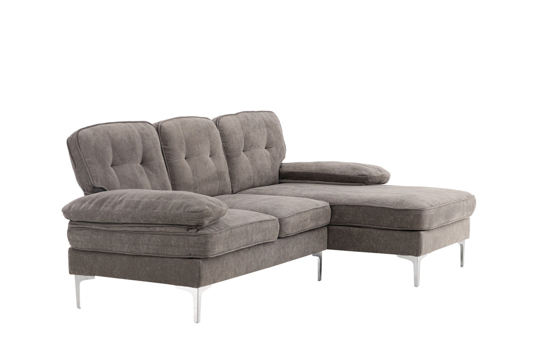 Venture Home Remis  Sofa - Light Grey  Fabric