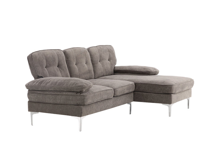 Venture Home Remis  Sofa - Light Grey  Fabric