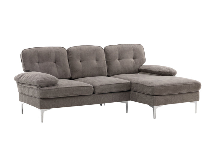 Venture Home Remis  Sofa - Light Grey  Fabric