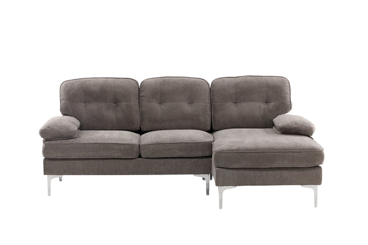 Venture Home Remis  Sofa - Light Grey  Fabric