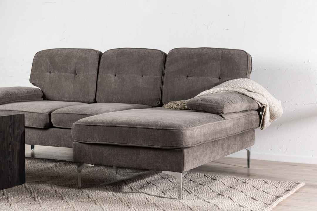 Venture Home Remis  Sofa - Light Grey  Fabric