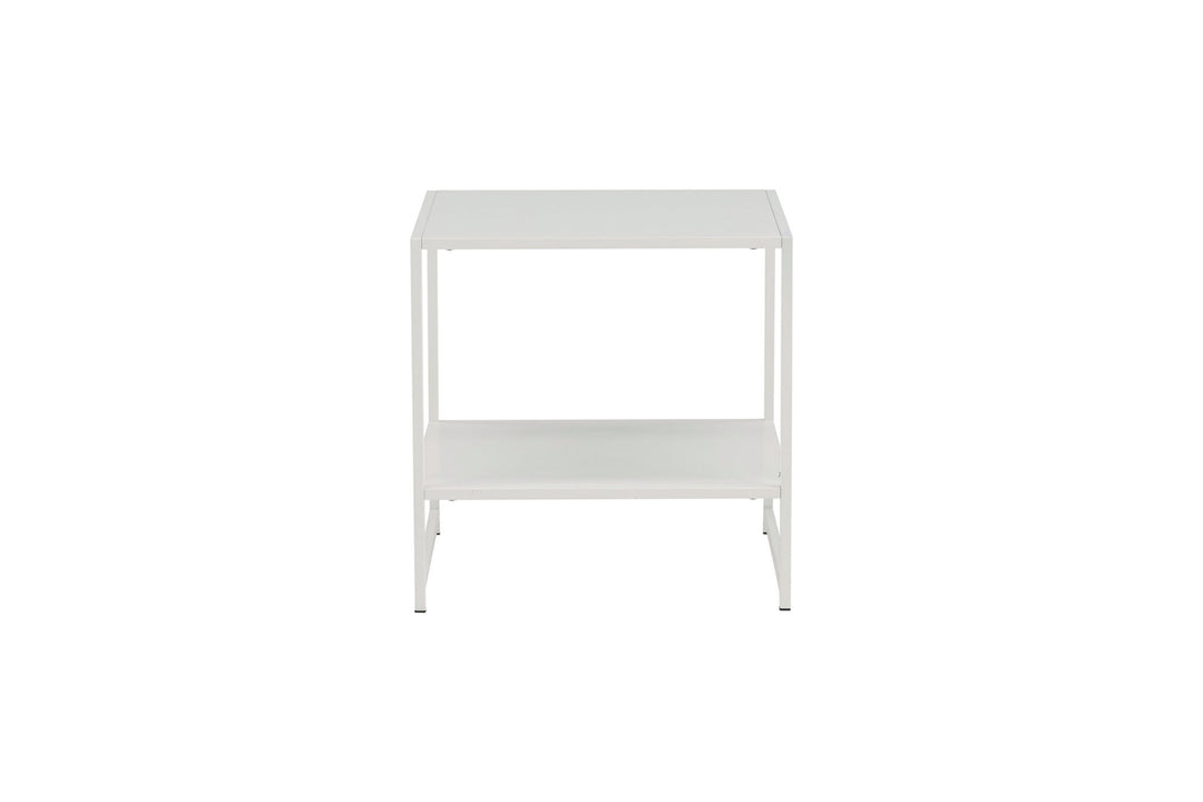 Venture Home Staal - Side table with Shelf - White