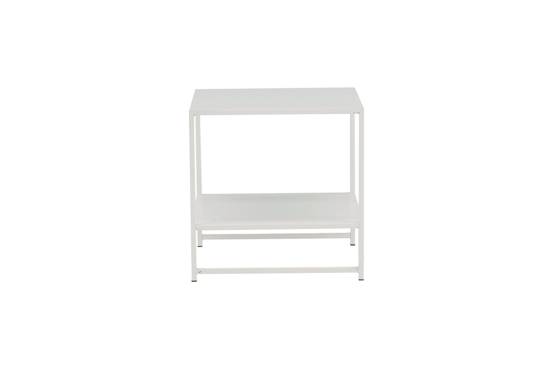 Venture Home Staal - Side table with Shelf - White