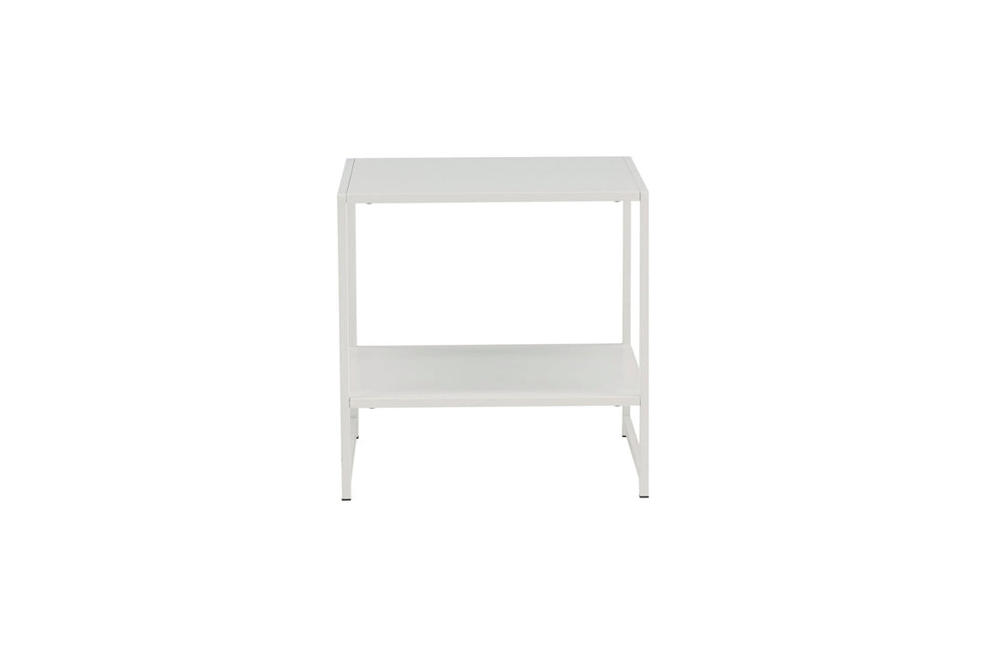 Venture Home Staal - Side table with Shelf - White