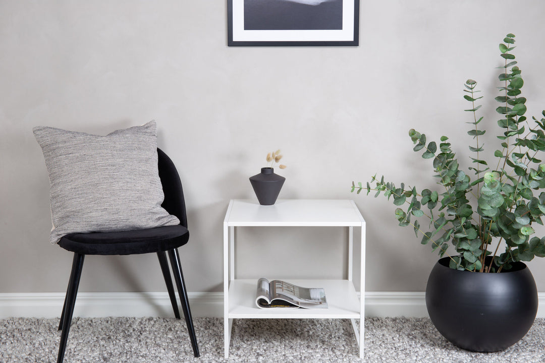 Venture Home Staal - Side table with Shelf - White