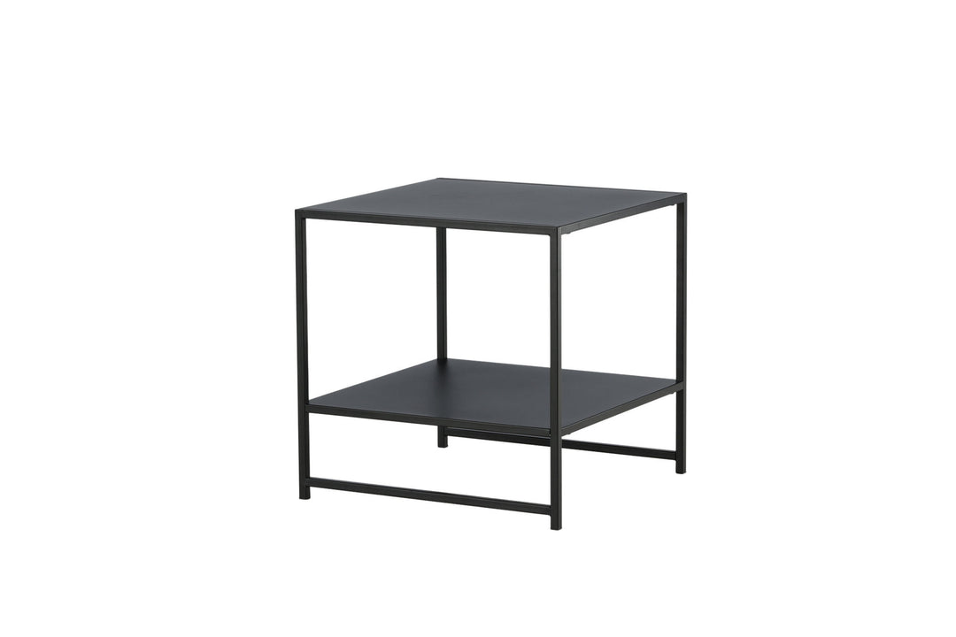 Venture Home Staal - Side table with Shelf - Black