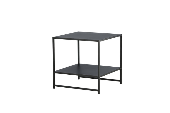 Venture Home Staal - Side table with Shelf - Black