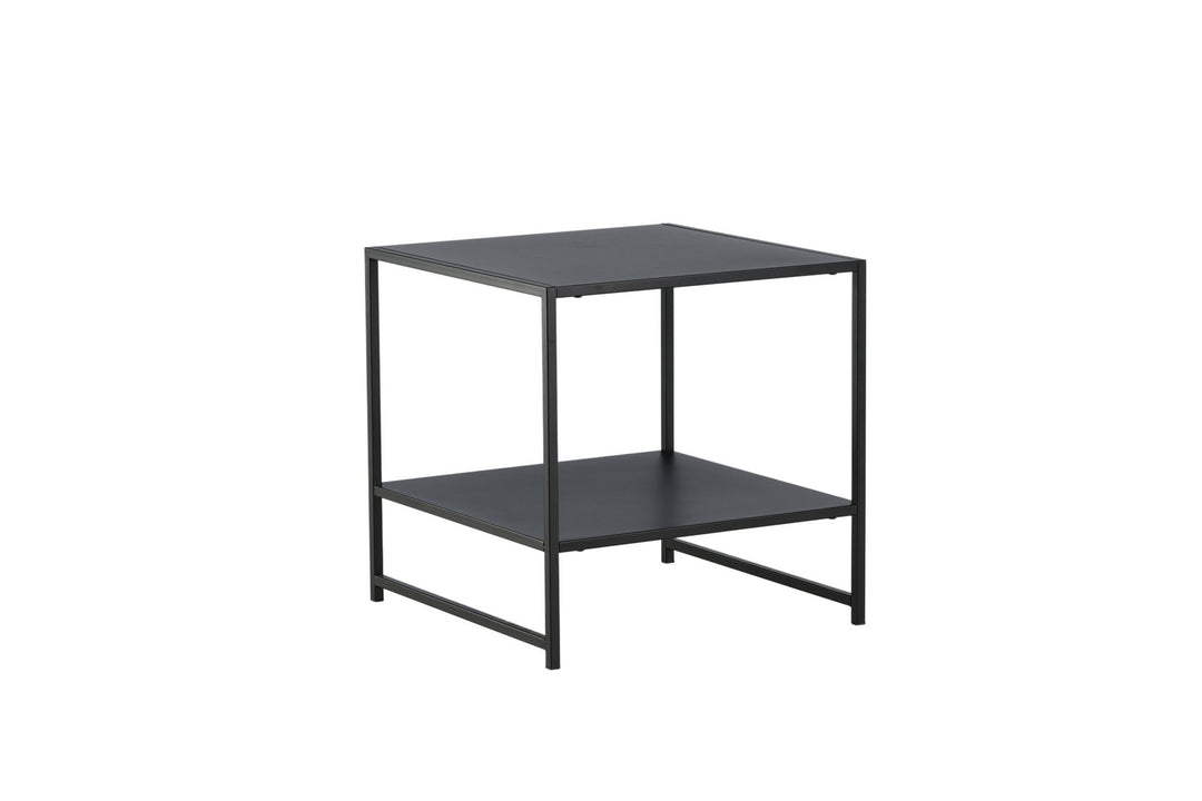 Venture Home Staal - Side table with Shelf - Black