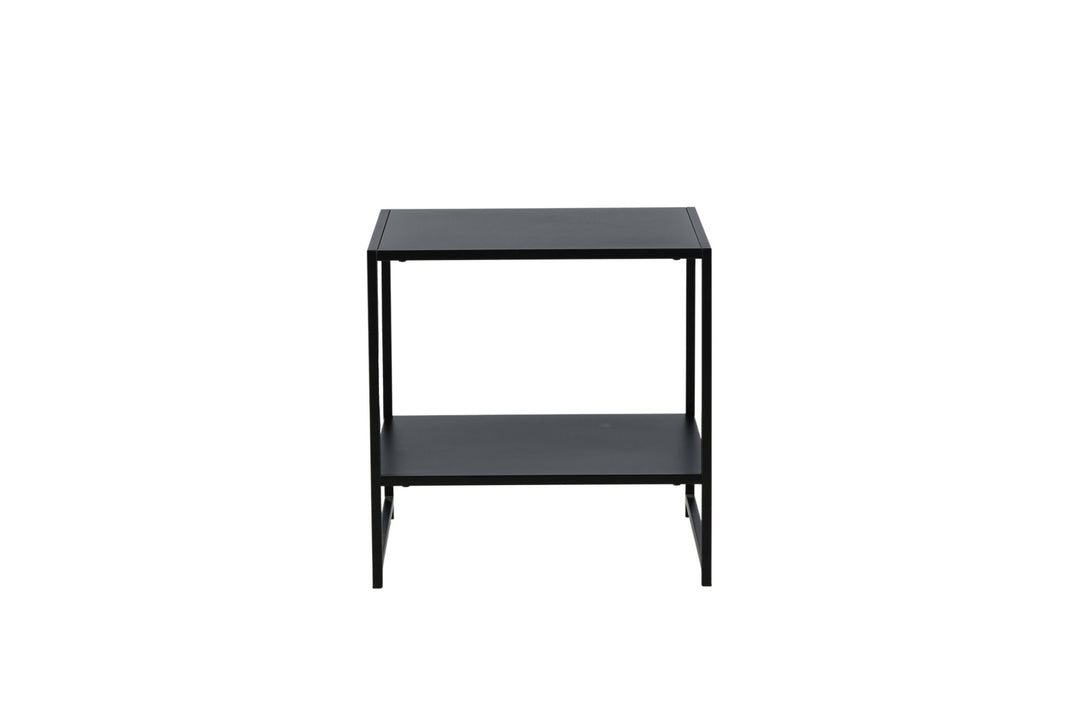 Venture Home Staal - Side table with Shelf - Black