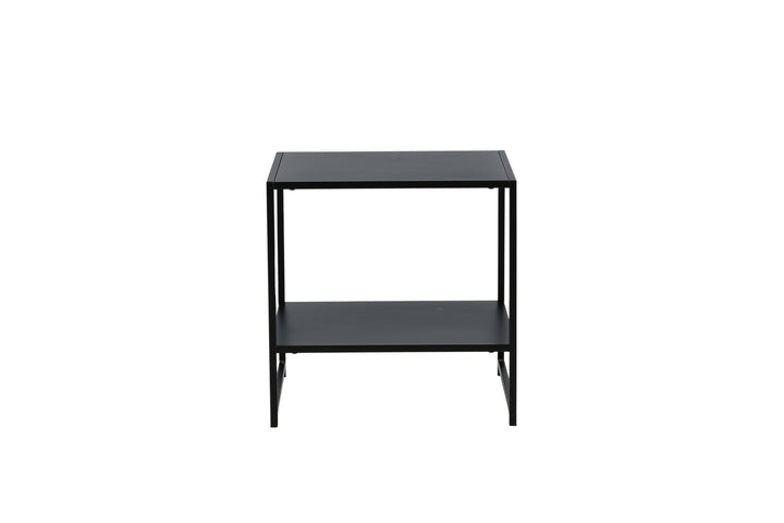 Venture Home Staal - Side table with Shelf - Black