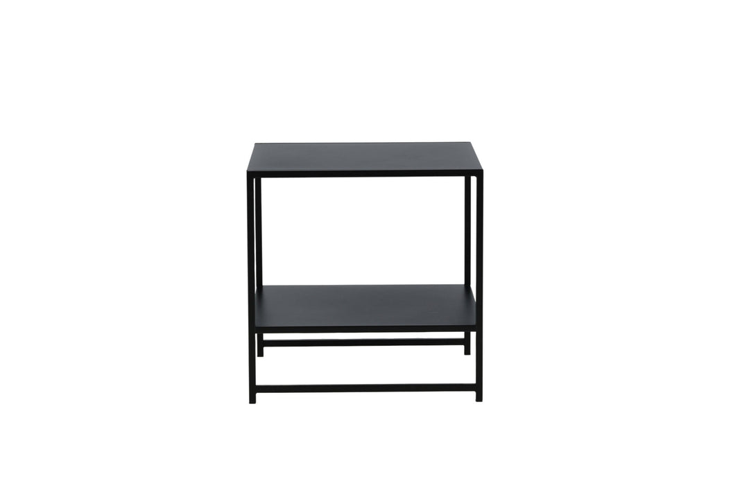 Venture Home Staal - Side table with Shelf - Black
