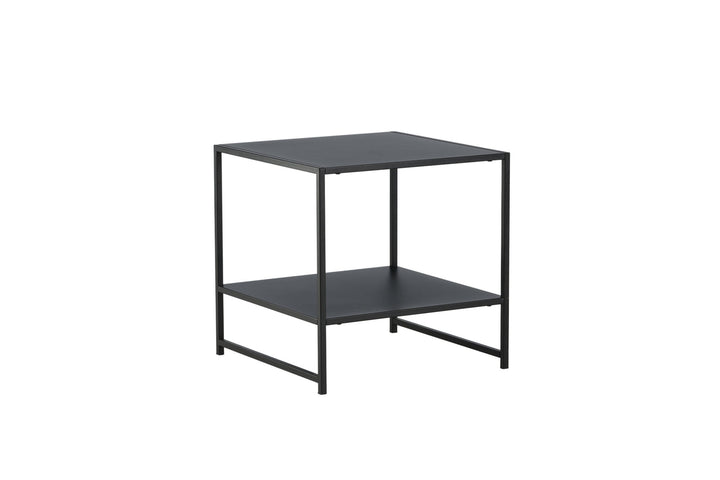 Venture Home Staal - Side table with Shelf - Black