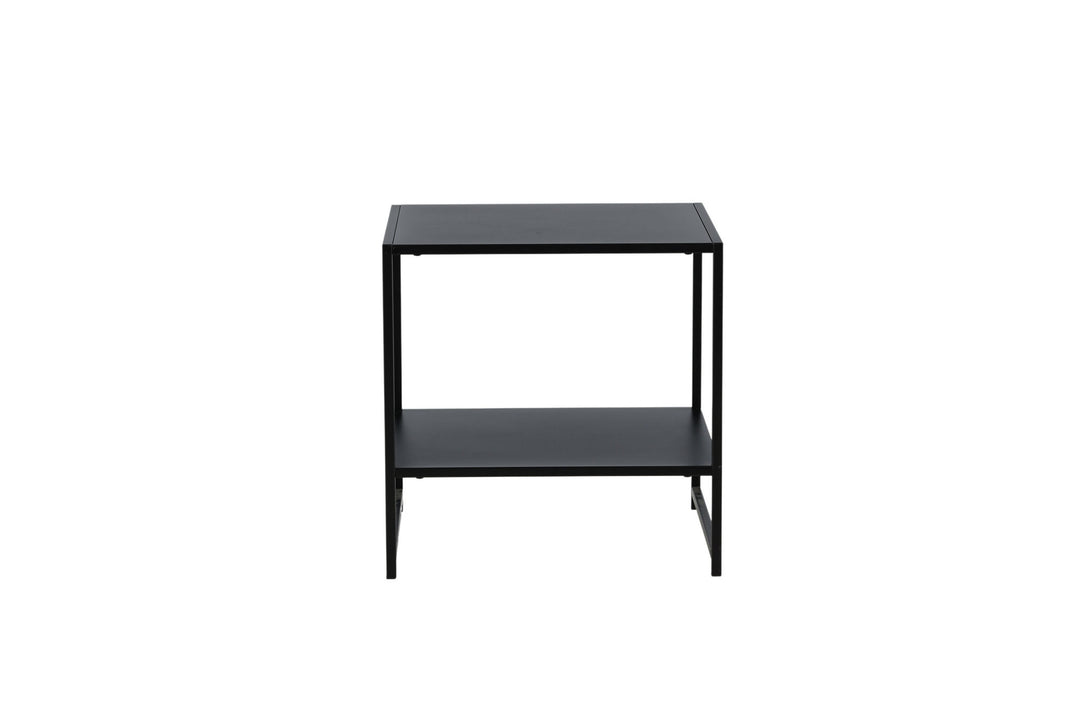 Venture Home Staal - Side table with Shelf - Black
