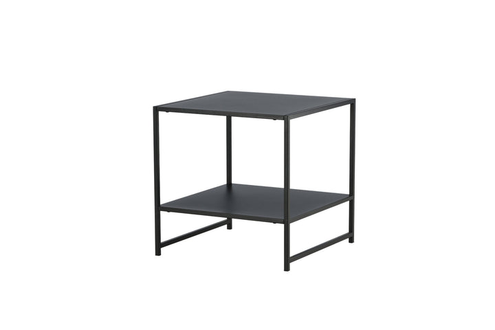 Venture Home Staal - Side table with Shelf - Black