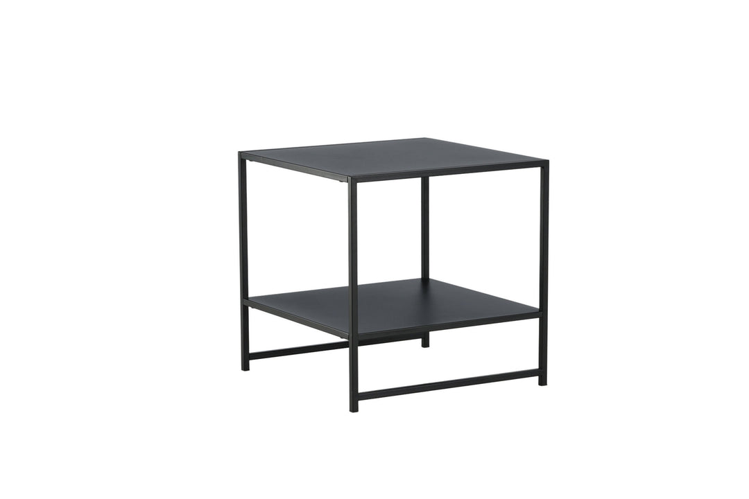 Venture Home Staal - Side table with Shelf - Black