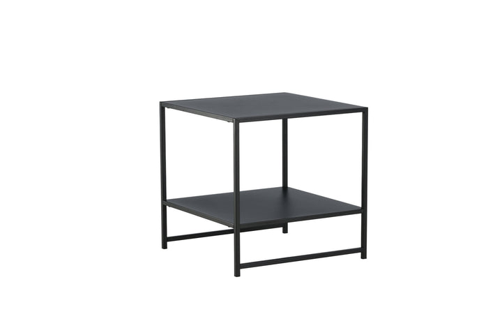 Venture Home Staal - Side table with Shelf - Black