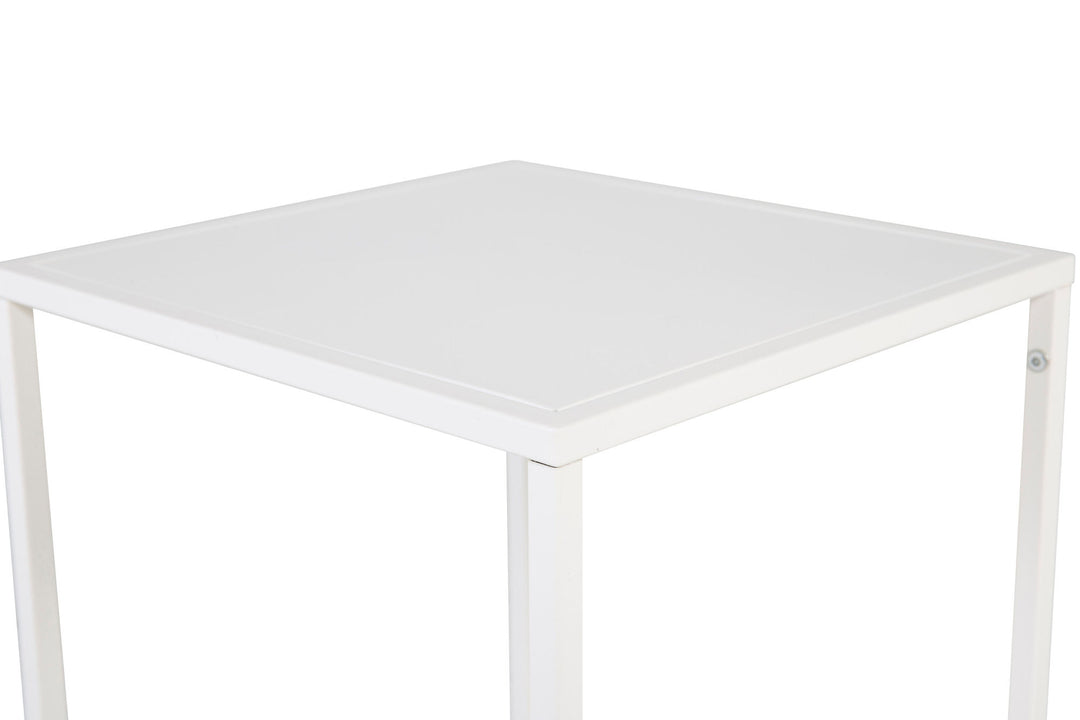 Venture Home Staal - Side Tabe - White