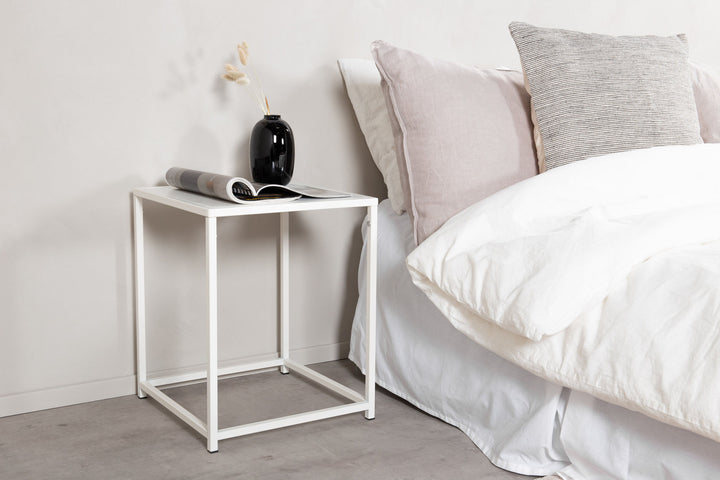 Venture Home Staal - Side Tabe - White