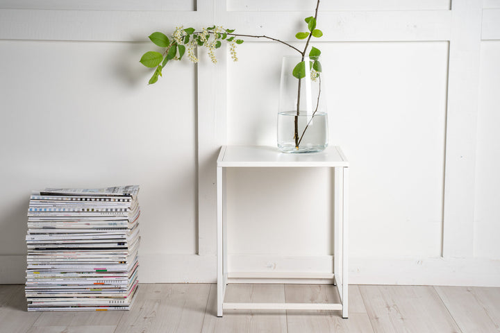 Venture Home Staal - Side Tabe - White