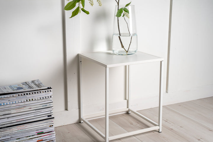 Venture Home Staal - Side Tabe - White