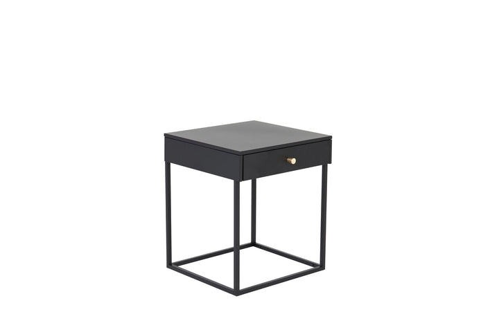 Venture Home Bakal - Bedside Table - Black - Ersätts av 28066-208