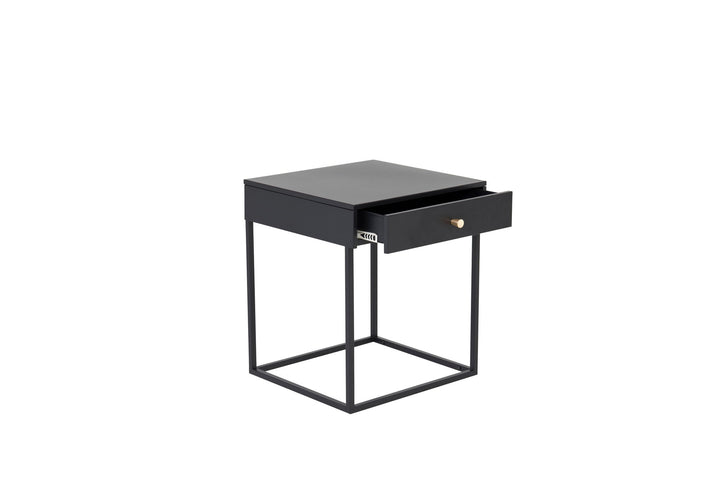 Venture Home Bakal - Bedside Table - Black - Ersätts av 28066-208
