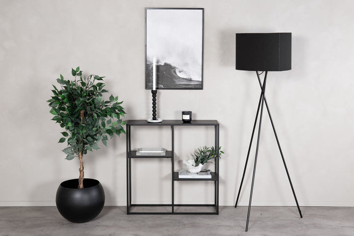 Venture Home Staal - Staal Bookcase Low - Black - Ersätts av 28075-208