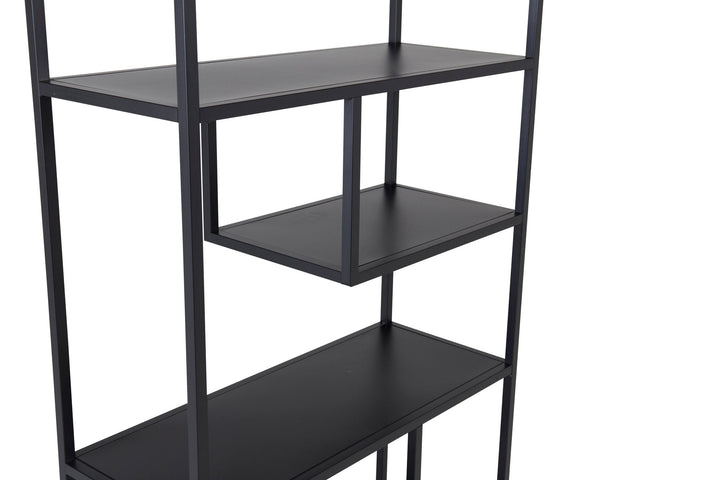 Venture Home Staal - Bookcase - Black - Ersätts av 28076-208