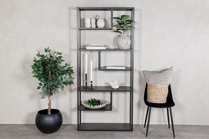 Venture Home Staal - Bookcase - Black - Ersätts av 28076-208
