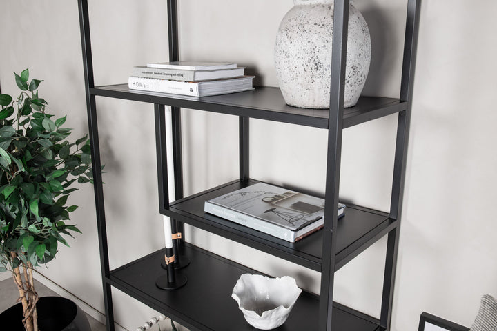 Venture Home Staal - Bookcase - Black - Ersätts av 28076-208