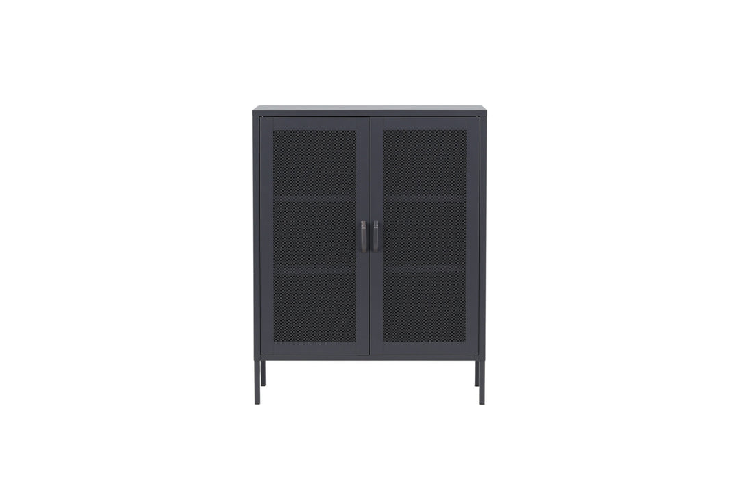 Venture Home Misha - Low cabinet mesh doors - Grey - Ersätts av 25360-205
