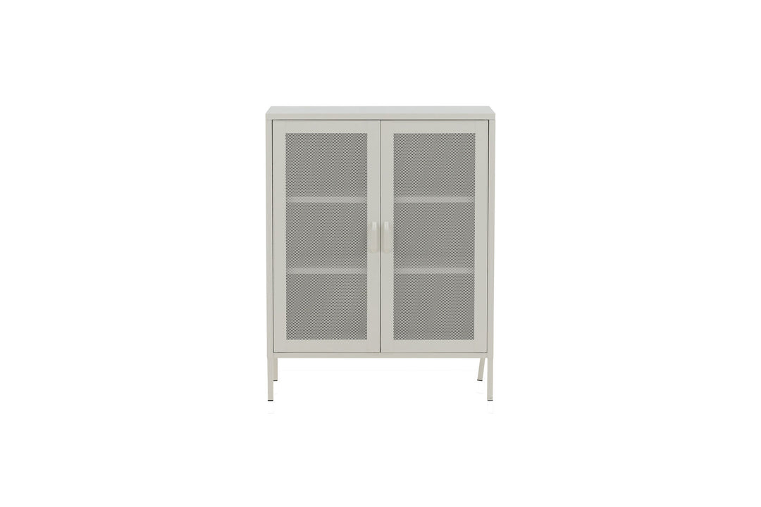 Venture Home Misha - Low cabinet mesh doors - White - Ersätts av 25360-201