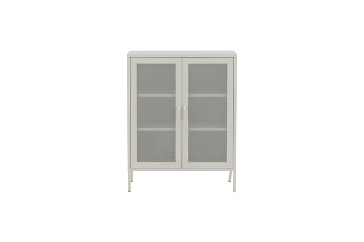 Venture Home Misha - Low cabinet mesh doors - White - Ersätts av 25360-201