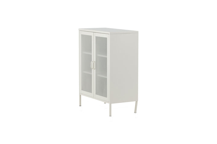 Venture Home Misha - Low cabinet mesh doors - White - Ersätts av 25360-201