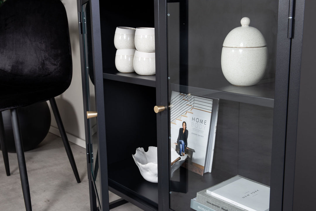 Venture Home Bakal - Bookcase - Black - Ersätts av 28067-208