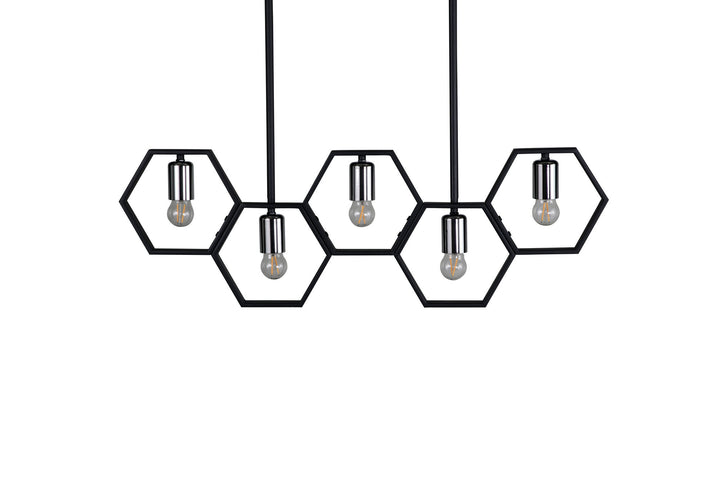 Venture Home Queen B Pendant Lamp L800*W42*H260 Black
