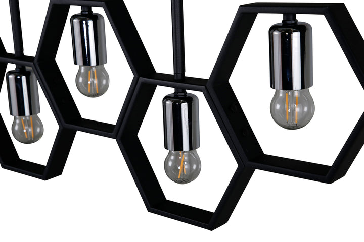 Venture Home Queen B Pendant Lamp L800*W42*H260 Black