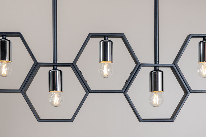 Venture Home Queen B Pendant Lamp L800*W42*H260 Black