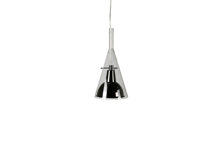 Venture Home Sirius Pendant clear glass with black metal D250*H400