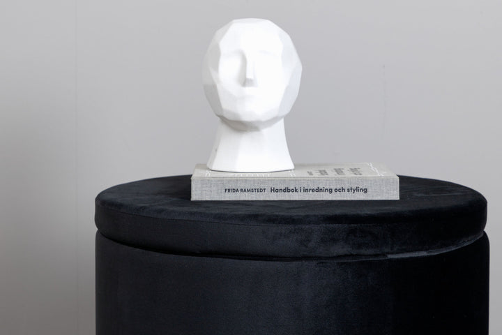 Venture Home Dunken Pouf - / Black Velvet