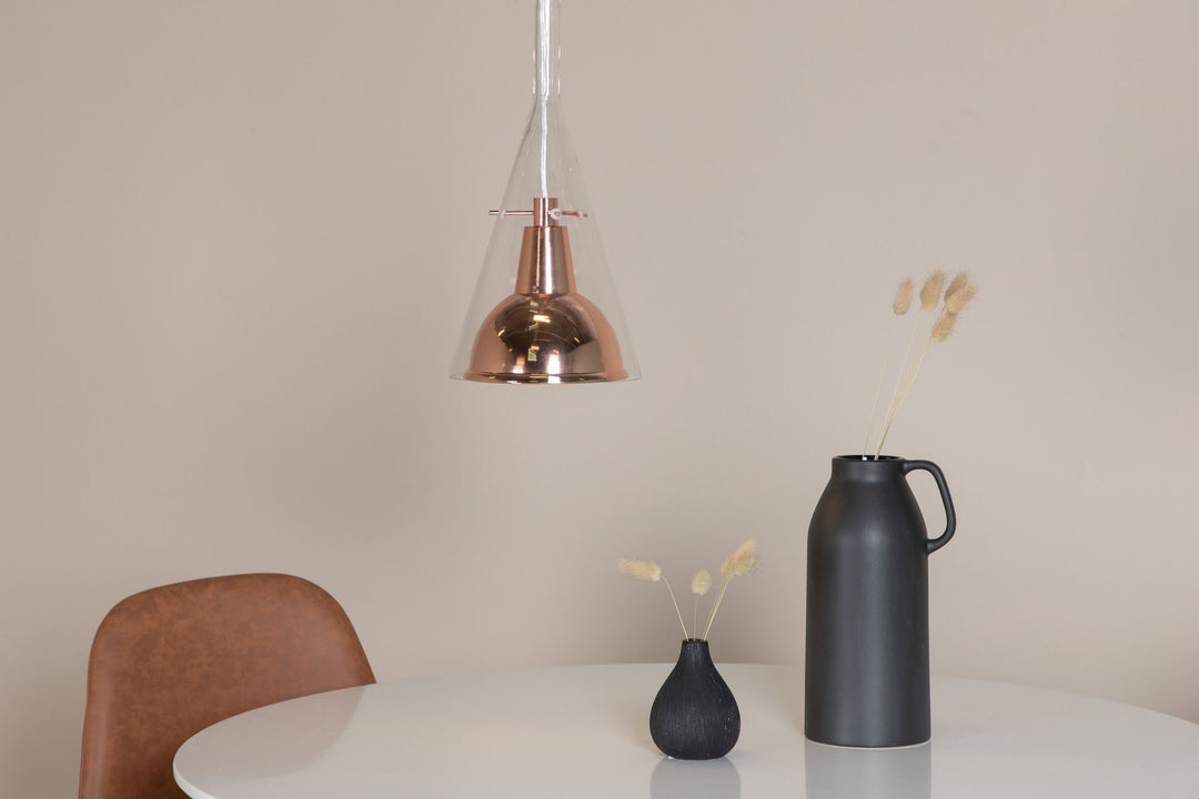 Venture Home Sirius Pendant clear glass with copper metal D250*H400
