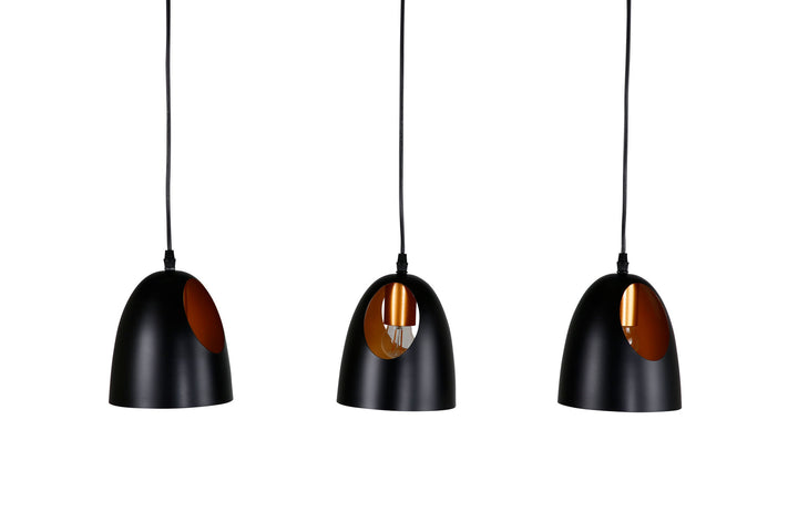 Venture Home Elda Pendant Lamp L750*W160*H170 Black / Copper